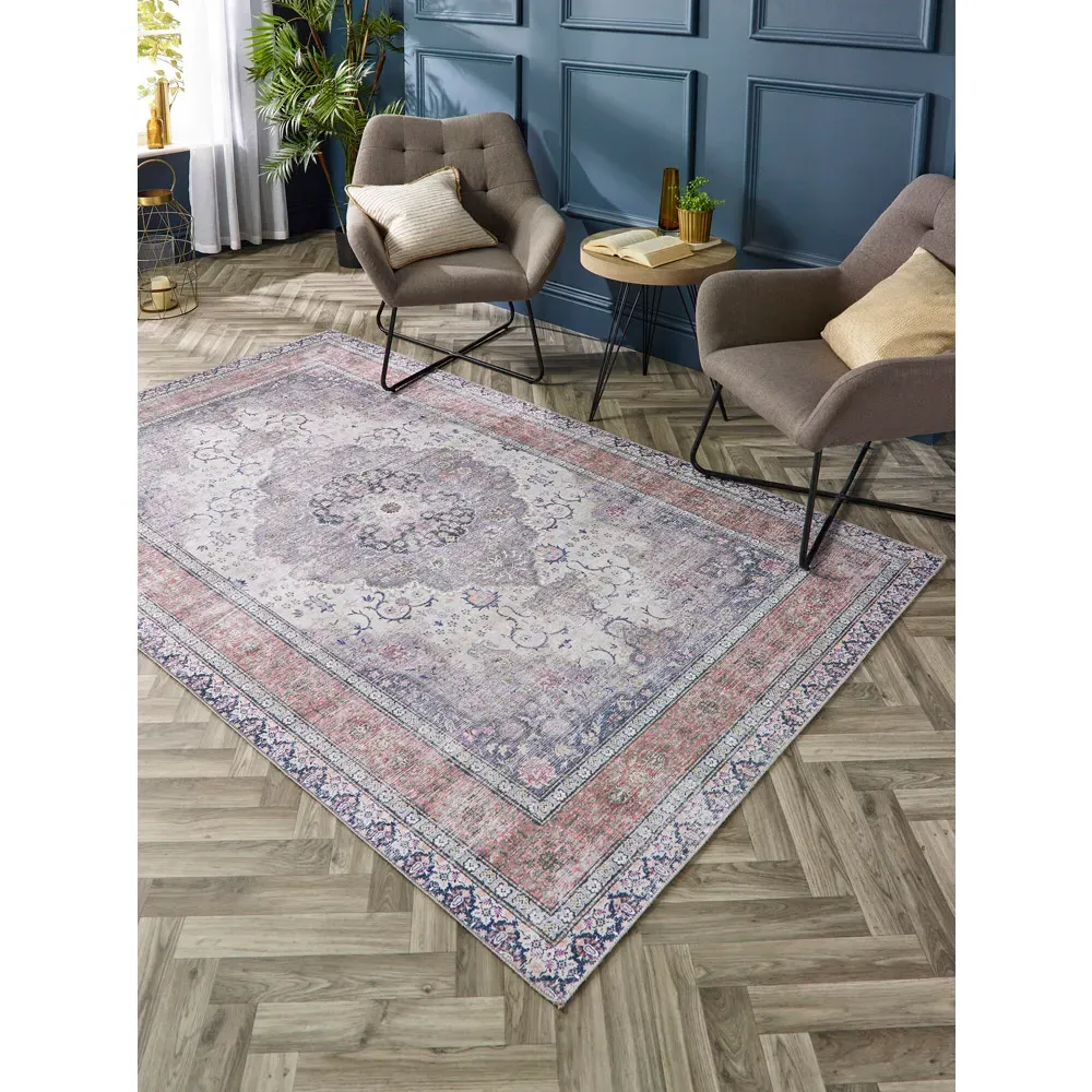 My Washable Croft Rug 80x150cm - Multicolour, Chenille