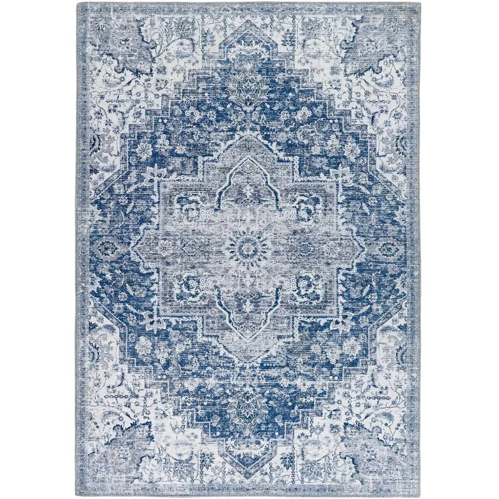 My Washable Garda Rug - Blue, Chenille image