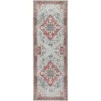 My Washable Marrakesh Rug - Blue and Red, Chenille