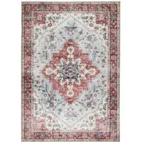 My Washable Marrakesh Rug - Red and Blue, Chenille