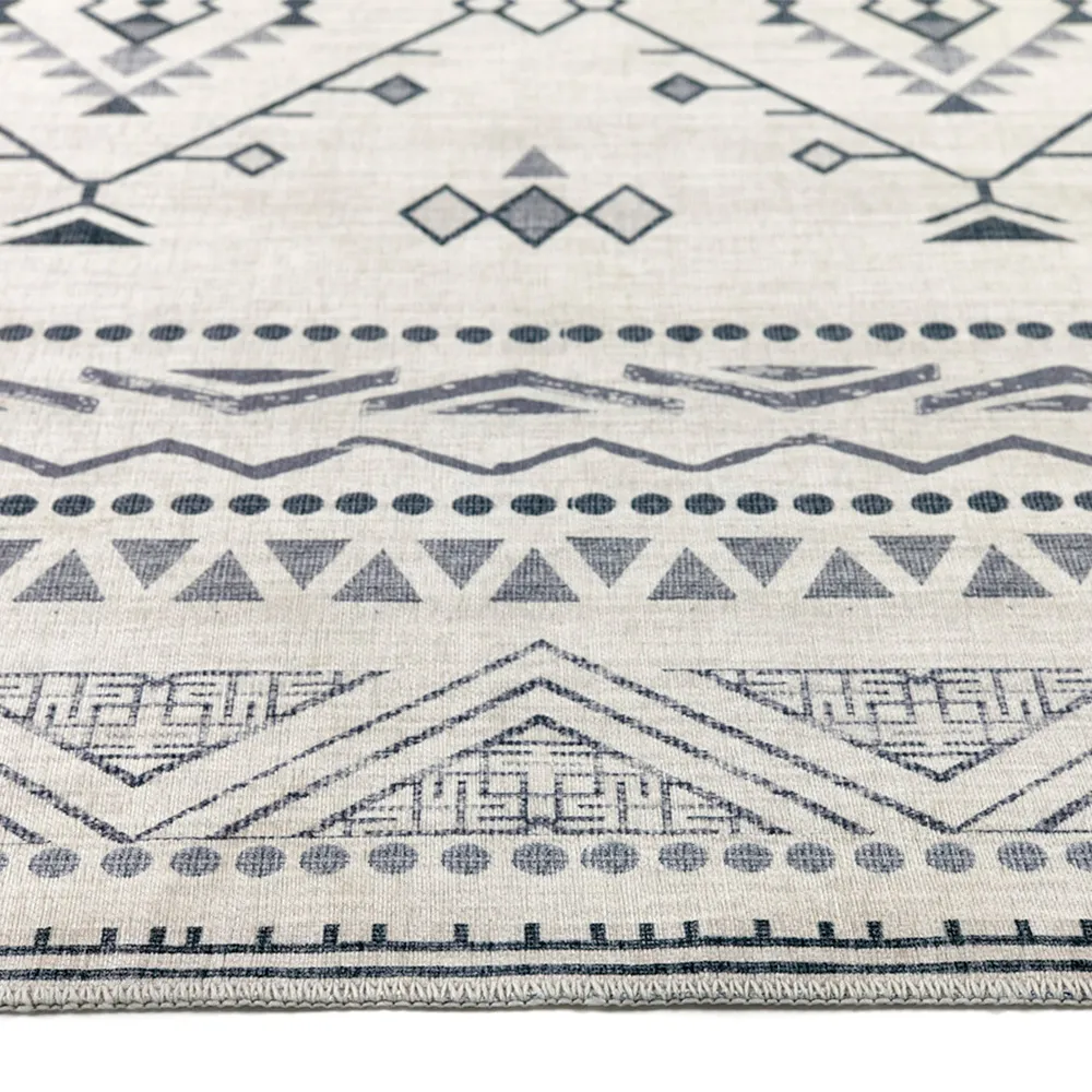 My Washable Nomad Rug 120 x 170cm - Grey, Chenille