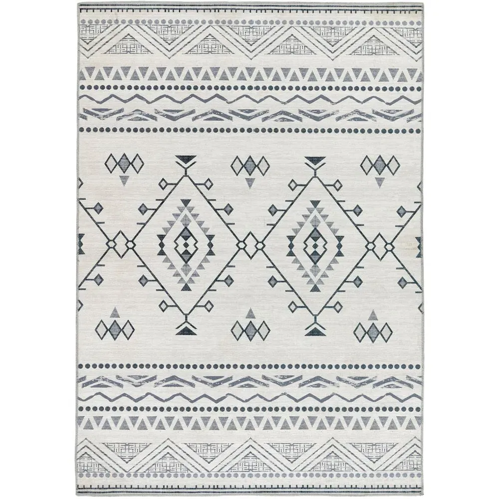 My Washable Nomad Rug 120 x 170cm - Grey, Chenille