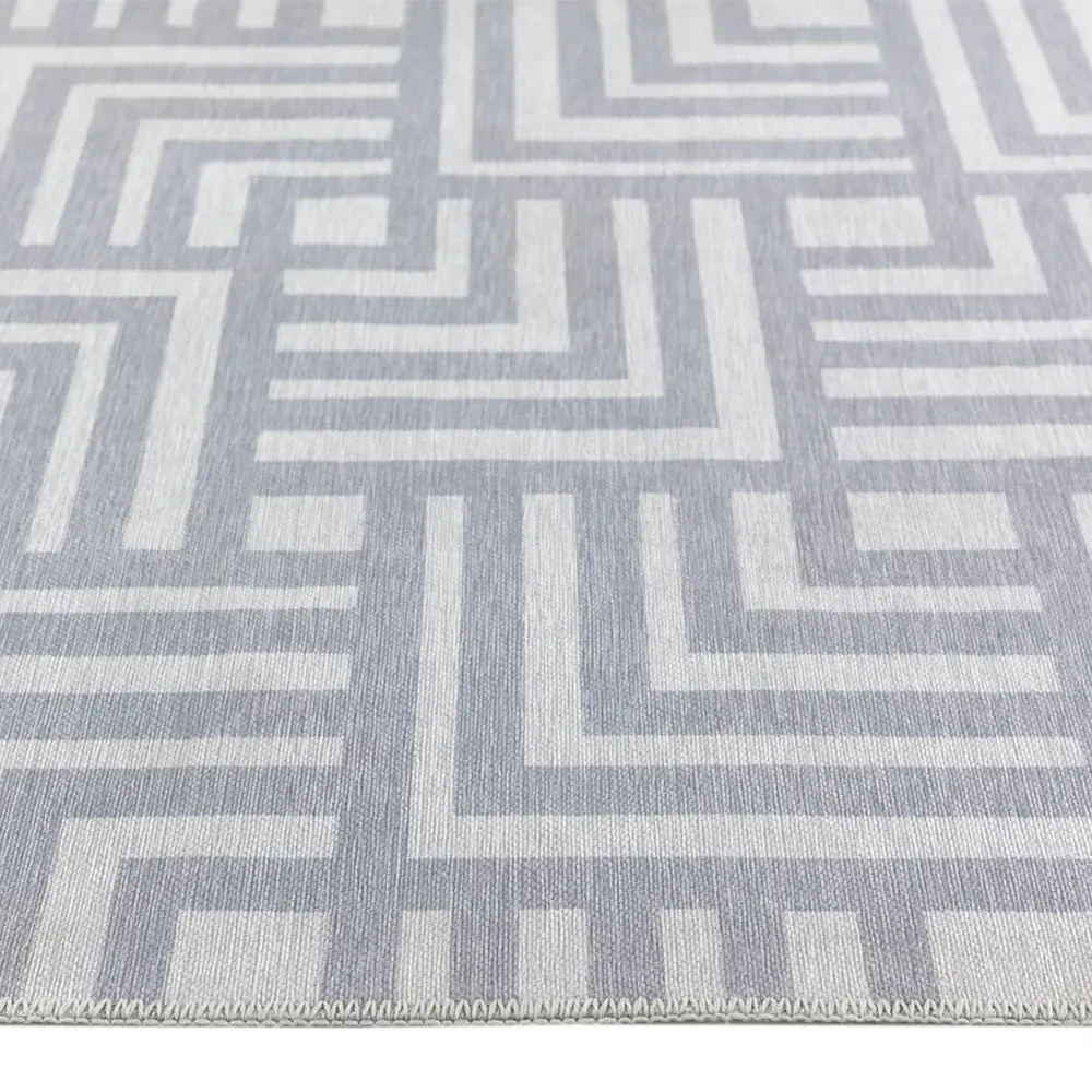 My Washable Soho Rug 80x150cm - Grey, Chenille