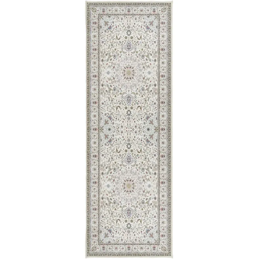 My Washable Windsor Rug 67 x 200cm - Cream, Chenille