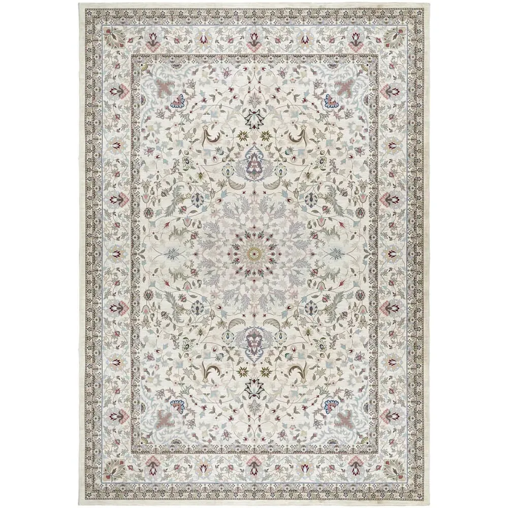 My Washable Windsor Rug 80 x 150cm - Cream, Chenille image