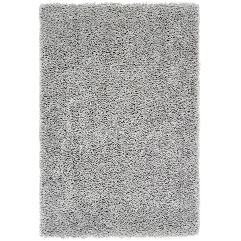 Portland Grey Rug 140 x 200cm - Grey, Polyester