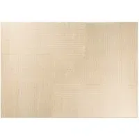 Pyramid Sand Rug - Cream, Polypropylene
