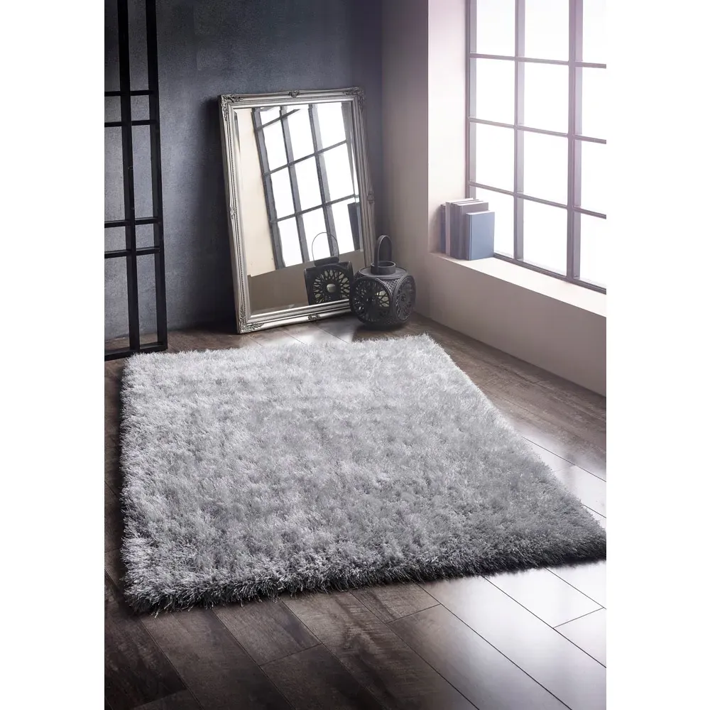 Ritzy 160x230cm Rug - Silver, Polyester