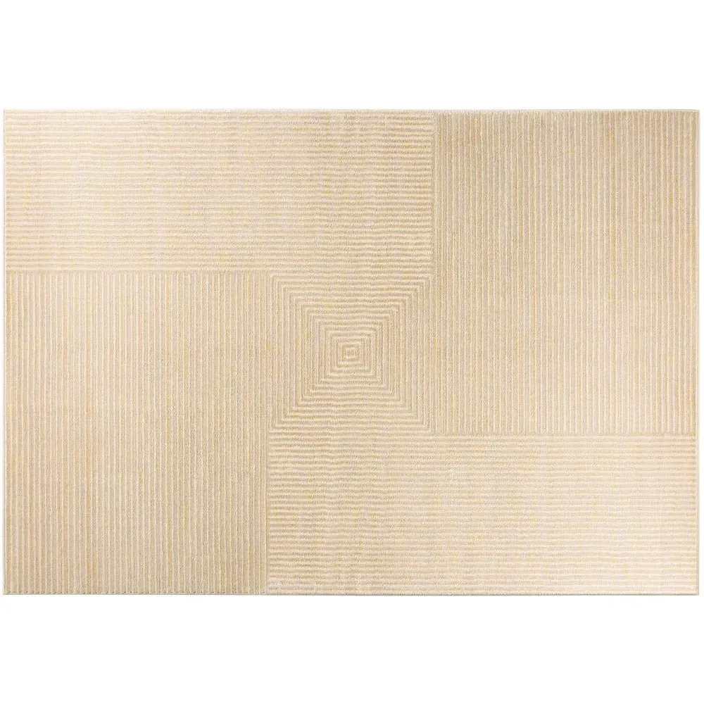 Sand Pyramid Rug - Cream, Polypropylene