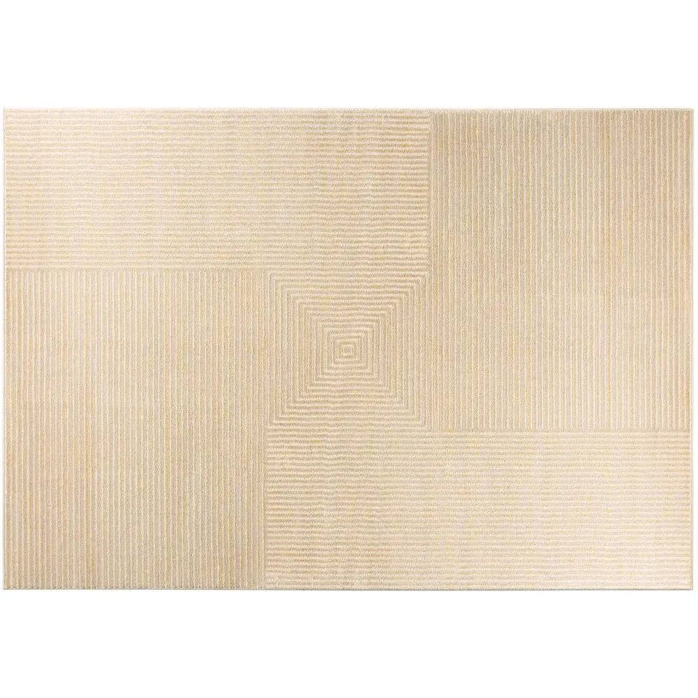 Sand Pyramid Rug - Cream, Polypropylene