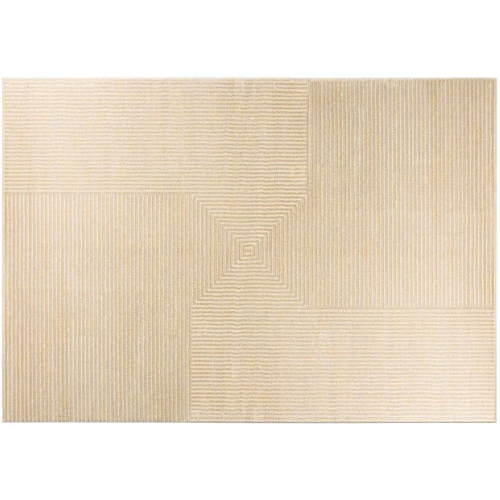 Sand Pyramid Rug - Cream, Polypropylene image