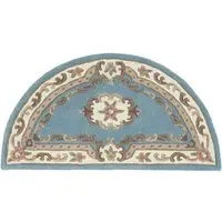 Shensi Half Moon Rug - Blue, Wool