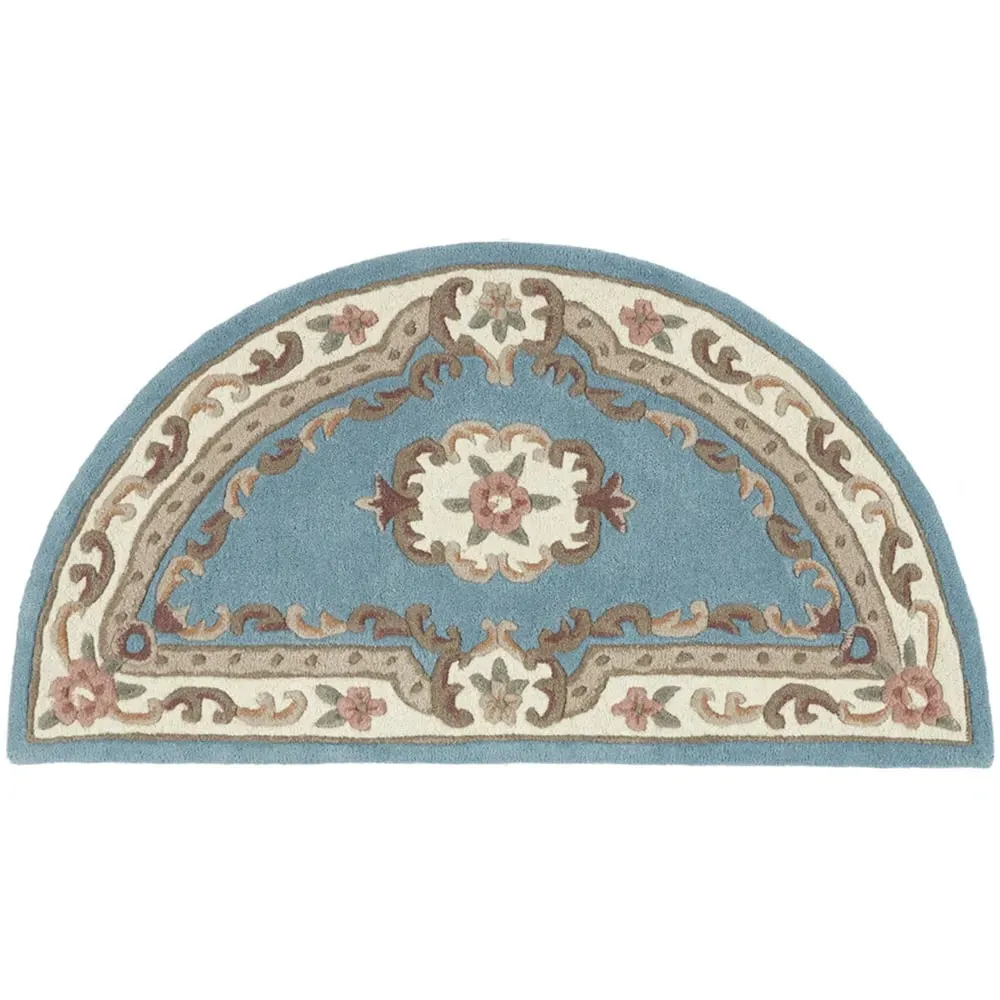 Shensi Half Moon Rug - Blue, Wool