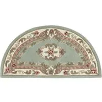 Shensi Half Moon Rug - Green, Wool