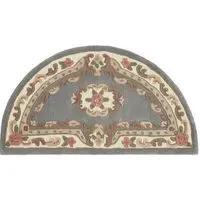 Shensi Half Moon Rug - Grey, Wool