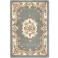 Shensi Rectangular Rug - Grey, Wool