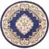 Shensi Round Rug - Navy, Wool