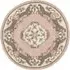 Shensi Round Rug - Pink, Wool