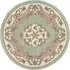 Shensi Round Wool Rug - Green