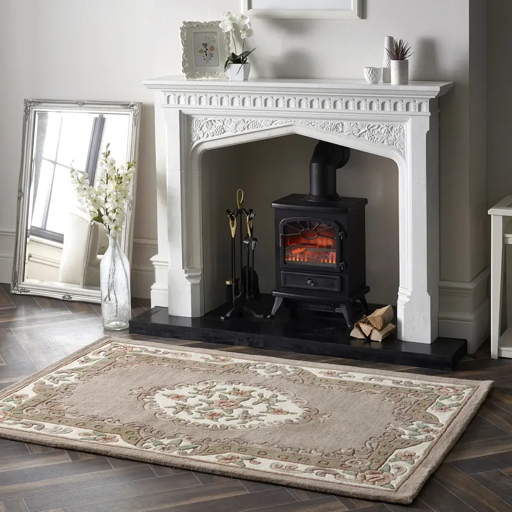 Shensi Rug - Beige, Wool