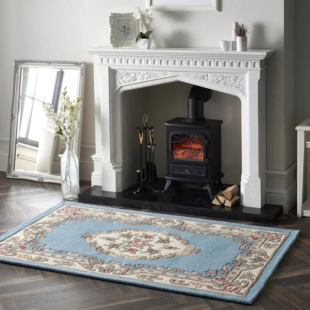 Shensi Rug - Blue, Wool