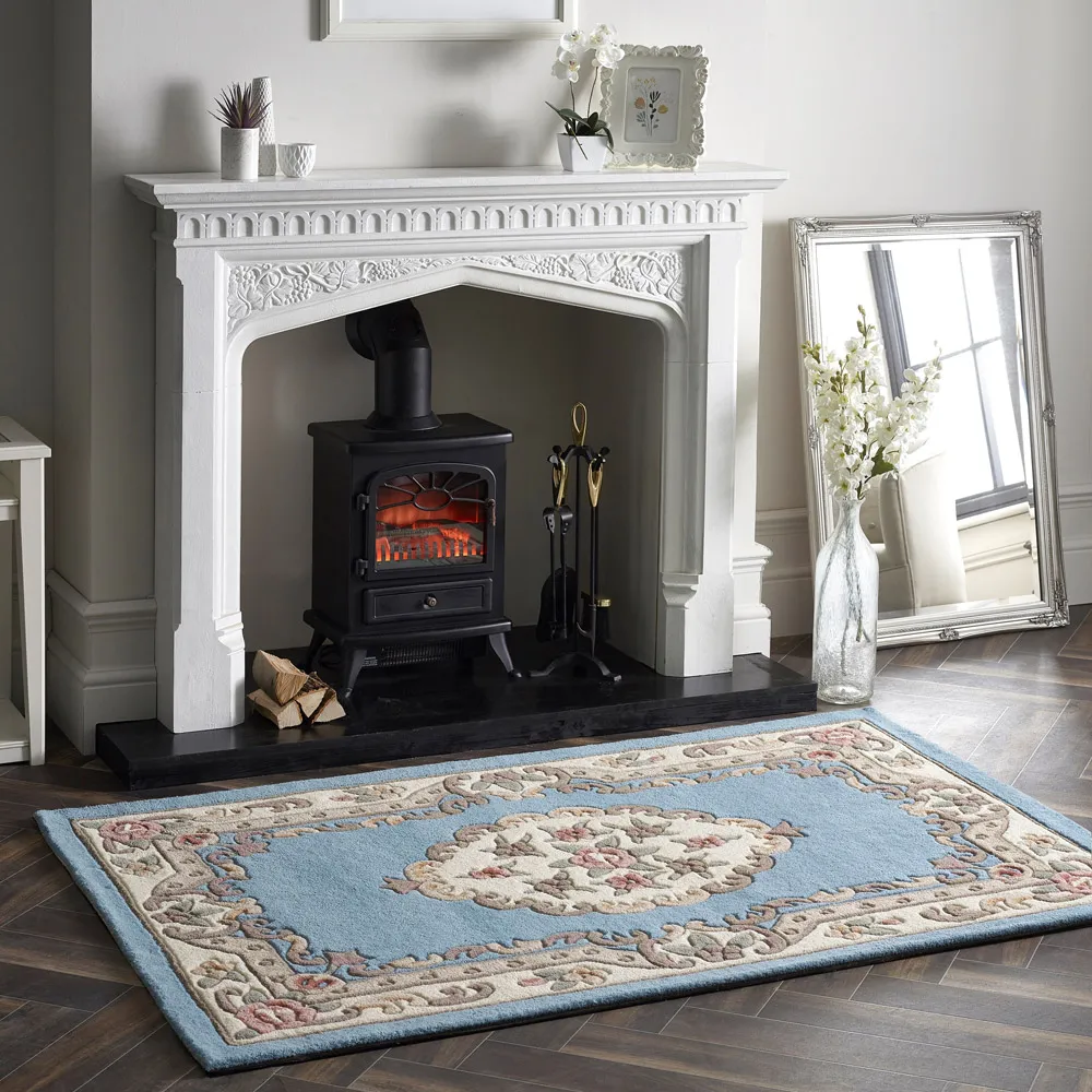 Shensi Rug - Blue, Wool