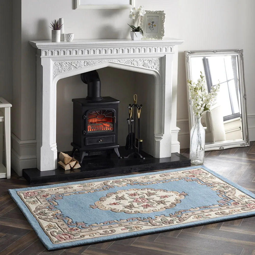 Shensi Rug - Blue, Wool