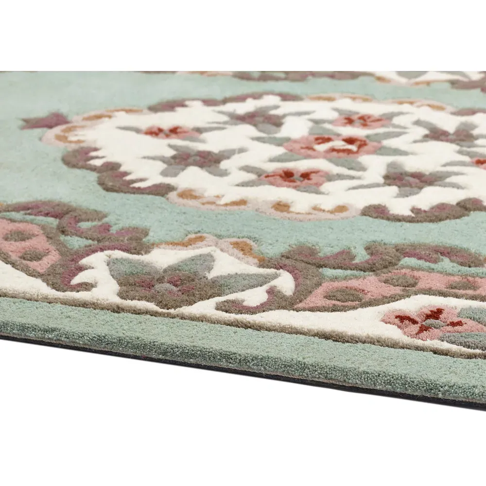 Shensi Rug - Green, Wool