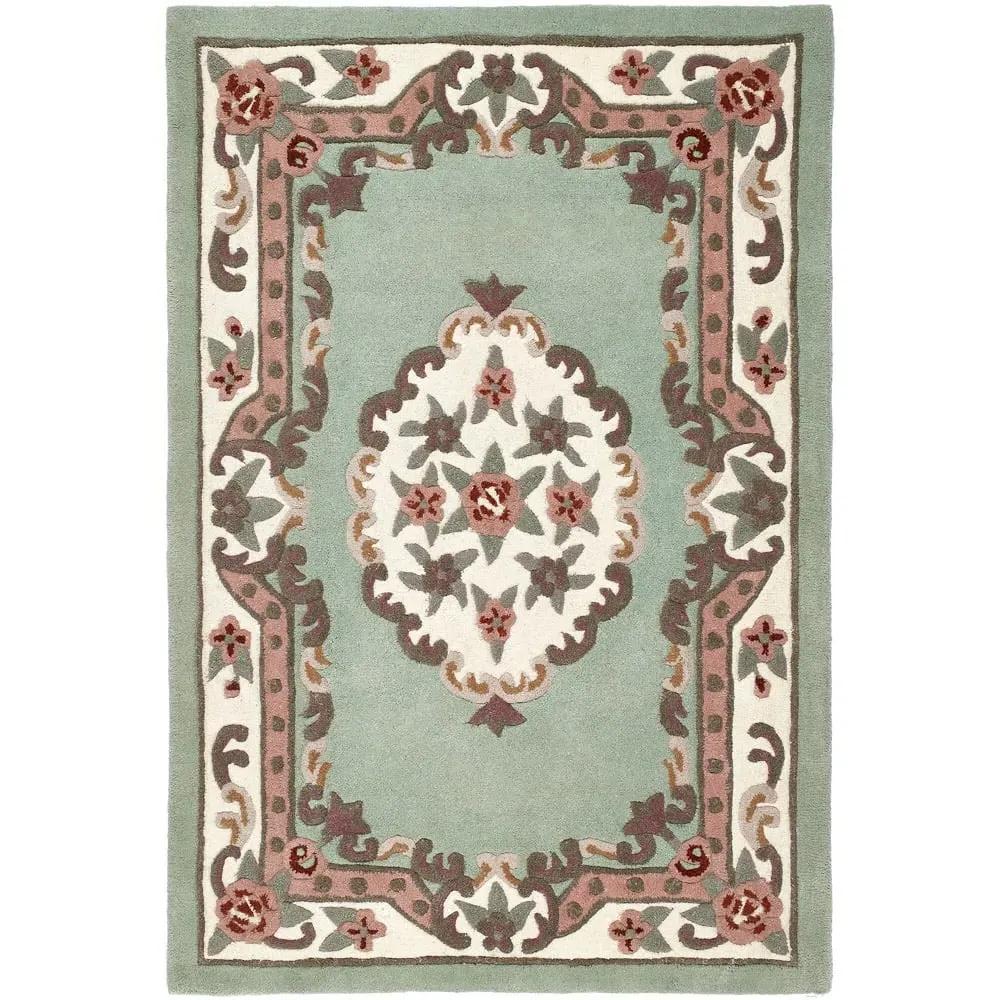 Shensi Rug - Green, Wool