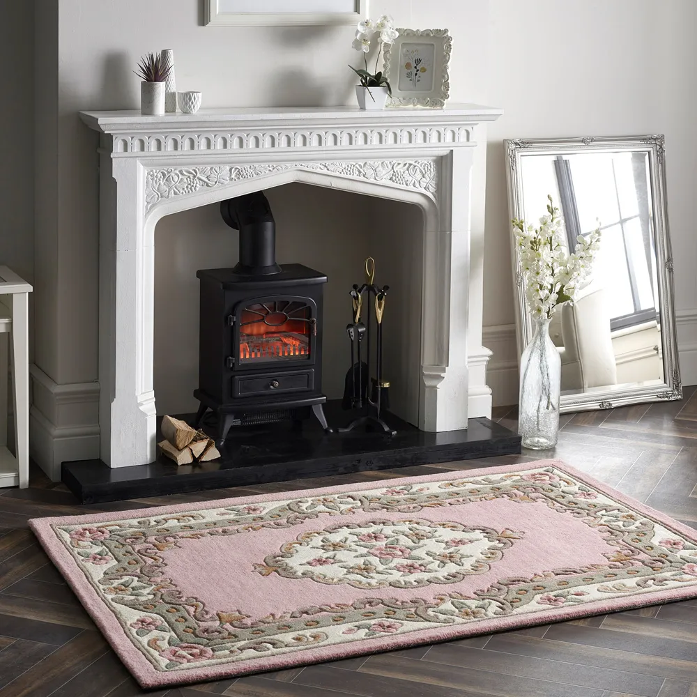 Shensi Rug - Pink, Wool