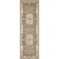 Shensi Runner Rug - Beige, Wool