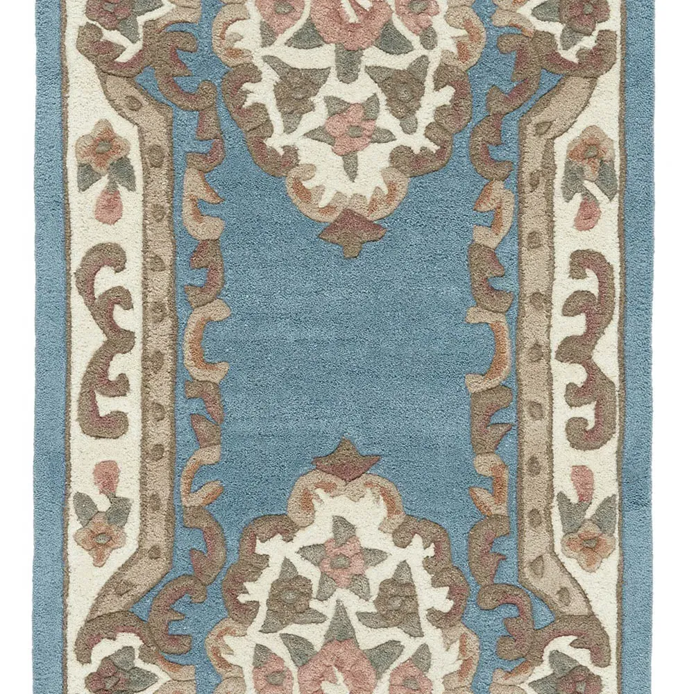 Shensi Runner Rug - Blue, Wool