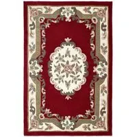 Shensi Wine Rug 120 x 180cm - Red, Wool