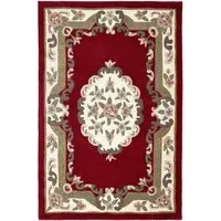 Shensi Wine Rug 150 x 240cm - Red, Wool