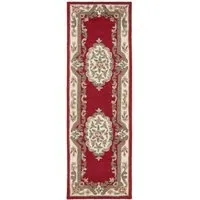 Shensi Wine Runner 67 x 210cm - Red, Wool