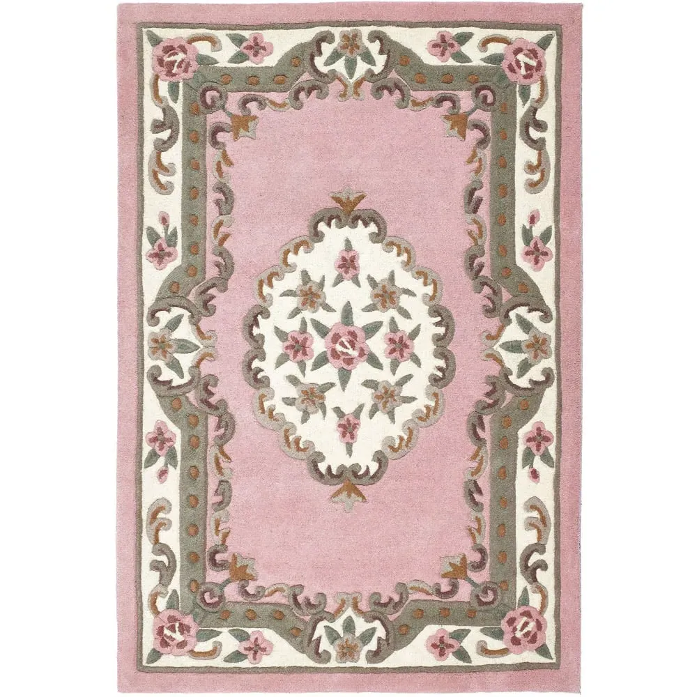 Shensi Wool Rug - Pink