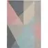 Trio Geometric Rug 120x170cm - Pink