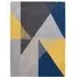 Trio Geometric Rug 160x230cm - Blue