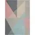 Trio Geometric Rug 160x230cm - Pink