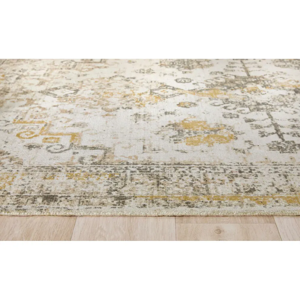 Vogue Persian Rug - Grey, Recycled PET