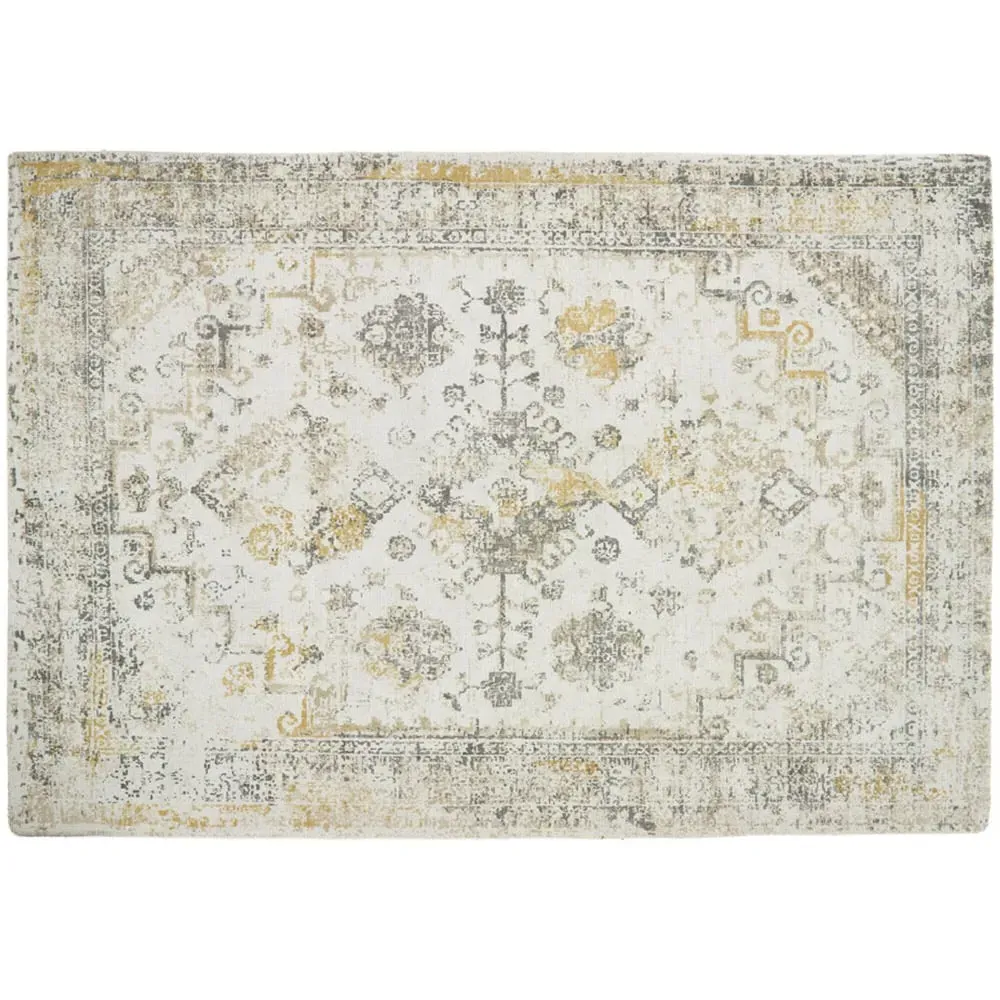 Vogue Persian Rug - Grey, Recycled PET