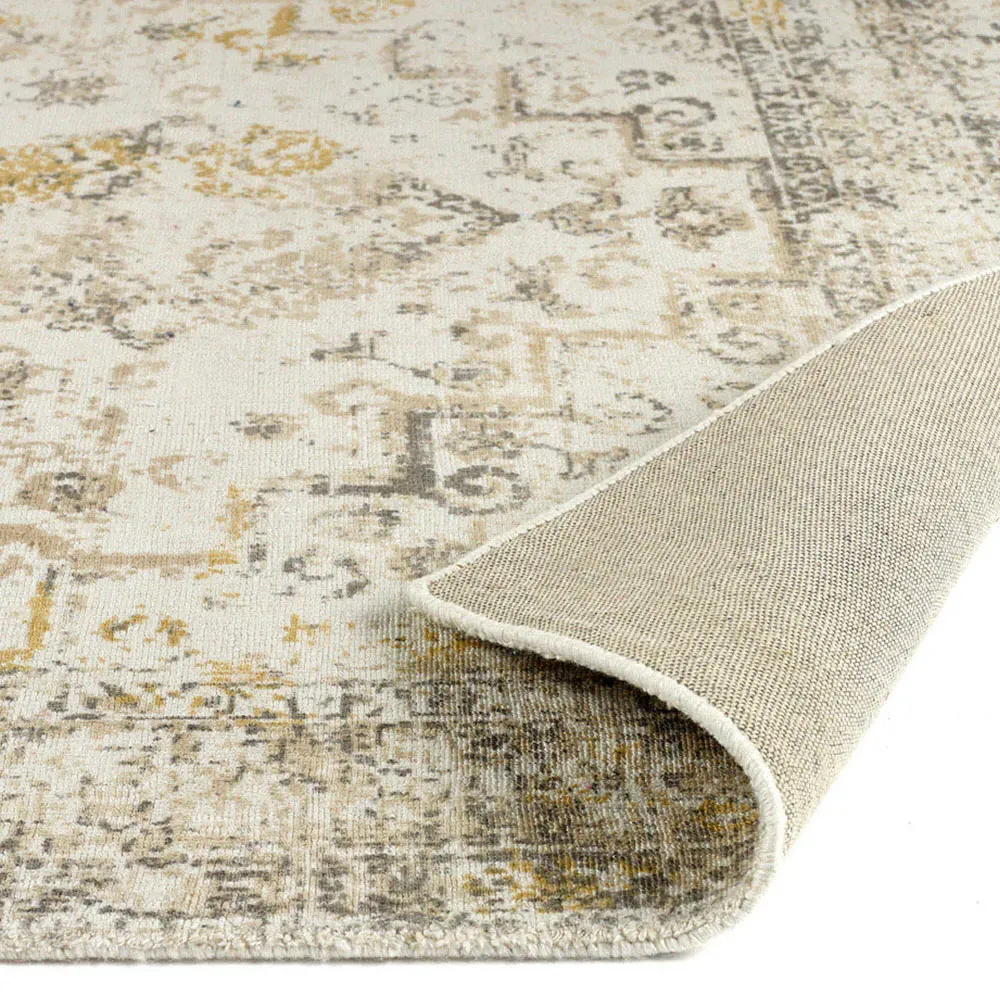 Vogue Persian Rug - Grey, Recycled PET
