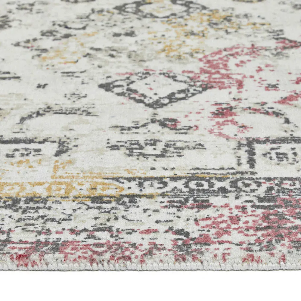 Vogue Persian Rug - Pink, Recycled PET