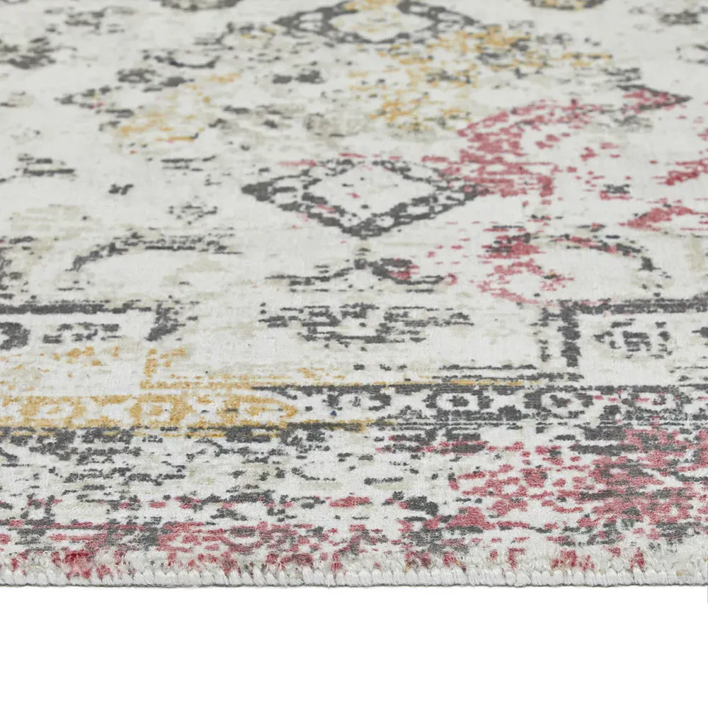 Vogue Persian Rug - Pink, Recycled PET