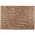 Soft Carved Wave Rug - Beige, Polyester