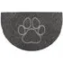 Half Moon Paw Doormat - Grey
