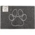 Medium Paw Embossed Doormat - Grey
