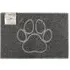 Small Paw Embossed Doormat - Grey