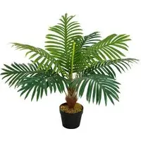 2ft Tropical Palm Tree Artificial Plant - Multi