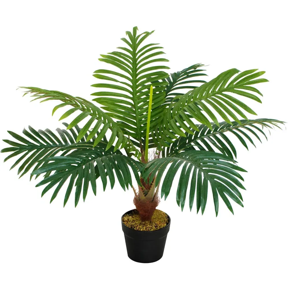 2ft Tropical Palm Tree Artificial Plant - Multi